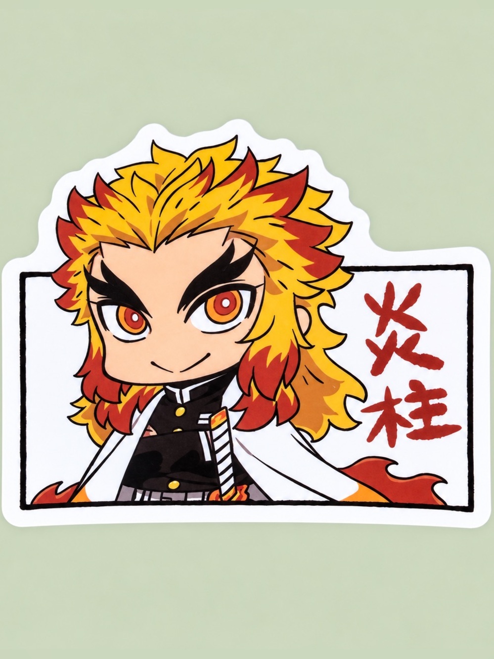 Kyojuro Rengoku Chibi | Demon Slayer Kimetsu no Yaiba Sticker | 5/$10